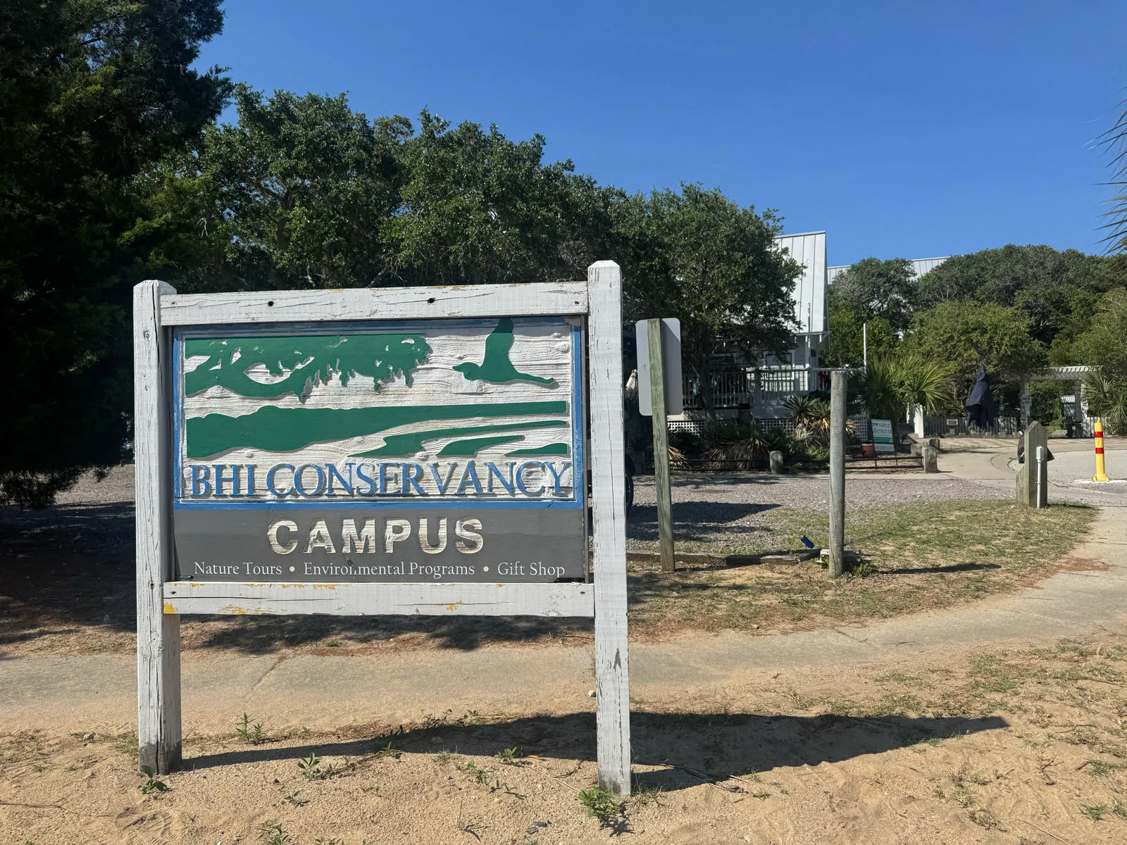 BHI Conservancy Campus entrance sign and grounds